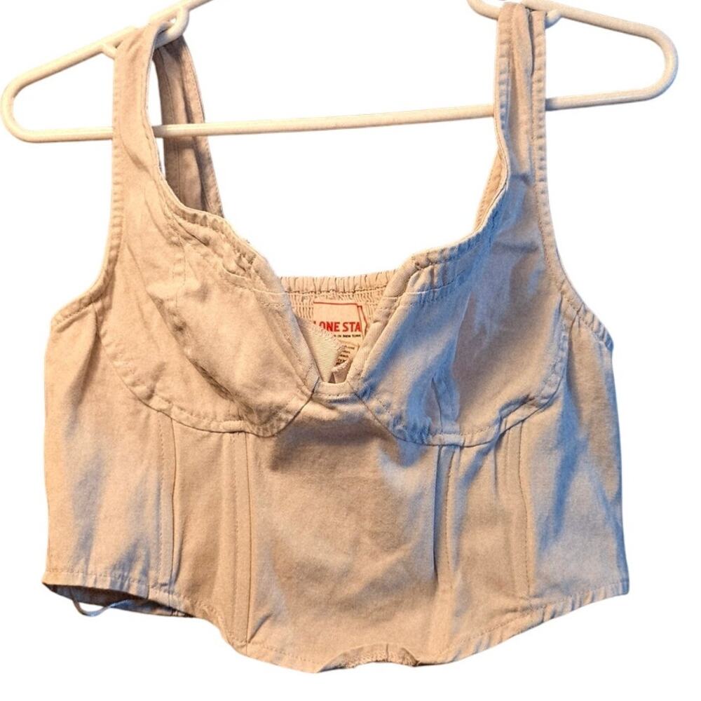 Lone Star corset style crop top size large festival size large